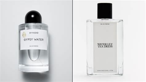 byredo gypsy vs zara waterlily.